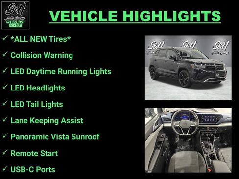 Used 2023 Volkswagen Taos SE AWD/4WD image 3