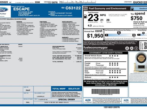 Used 2016 Ford Escape SE w/ Equipment Group 201A AWD/4WD image 19
