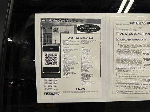 Certified 2025 Toyota RAV4 XLE AWD/4WD image 13
