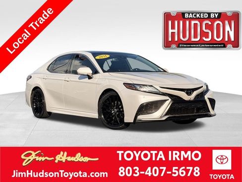 Certified 2021 Toyota Camry XSE w/ Navigation Package FWD image 1