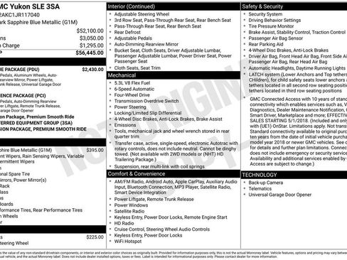 Used 2018 GMC Yukon SLE w/ SLE Value Package image 28