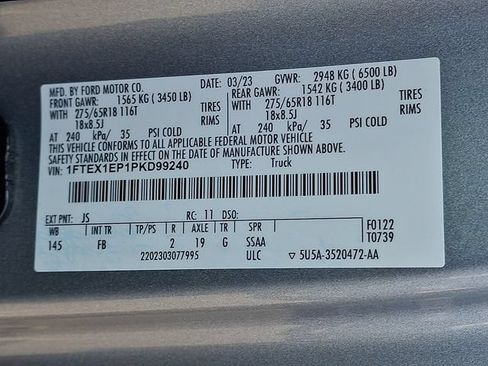 Certified 2023 Ford F150 XLT w/ Equipment Group 302A High AWD/4WD image 29
