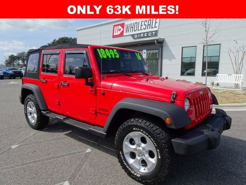 Used 2016 Jeep Wrangler Unlimited Sport w/ Quick Order Package 24S image 1