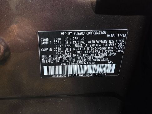 Used 2019 Subaru Ascent Limited w/ Popular Package #2 AWD/4WD image 28