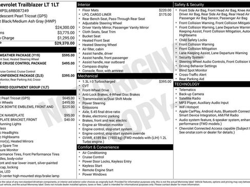 Used 2024 Chevrolet TrailBlazer LT w/ LT Cold Weather Package FWD image 30