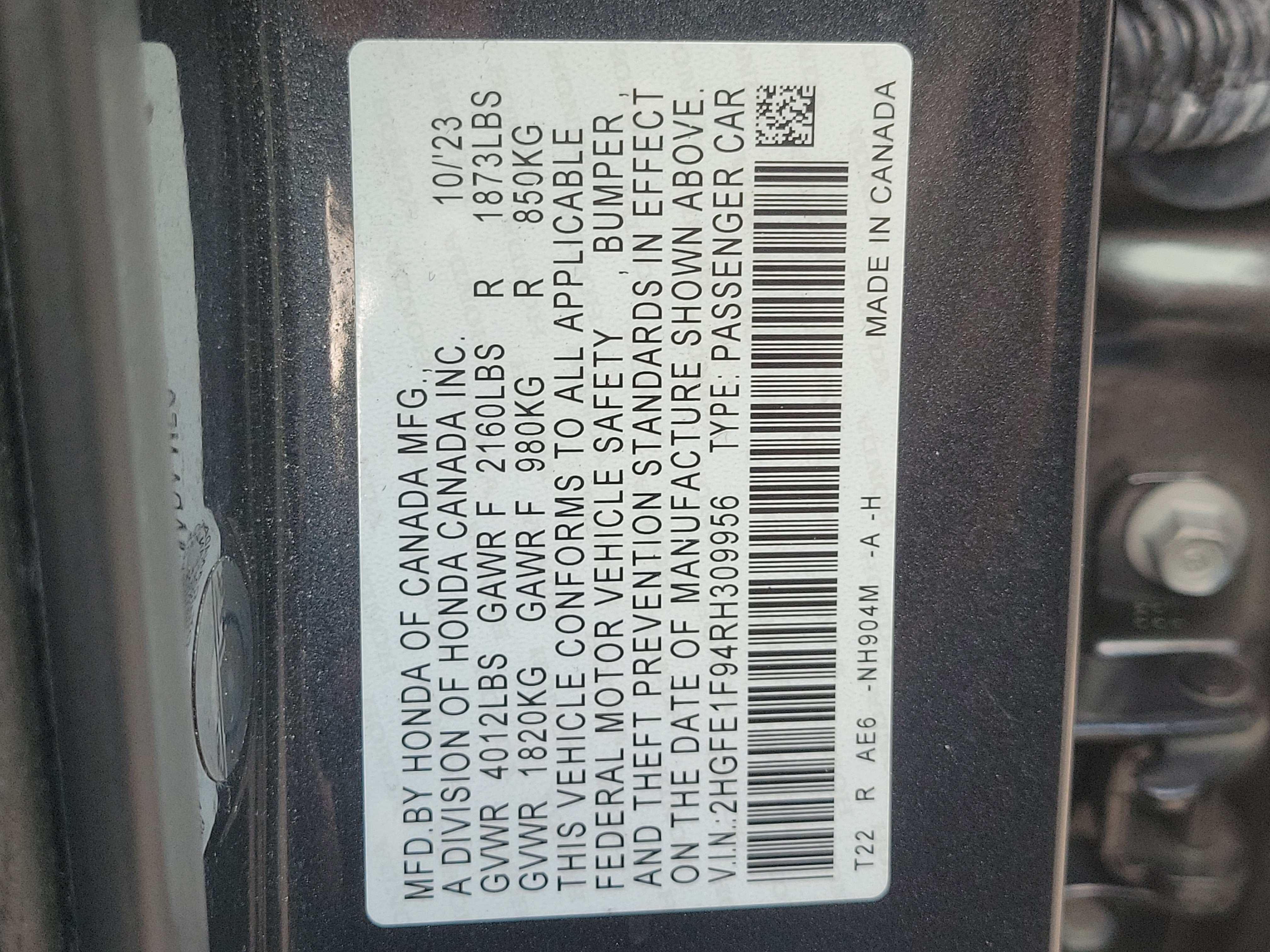 Used 2024 Honda Civic Touring image 35