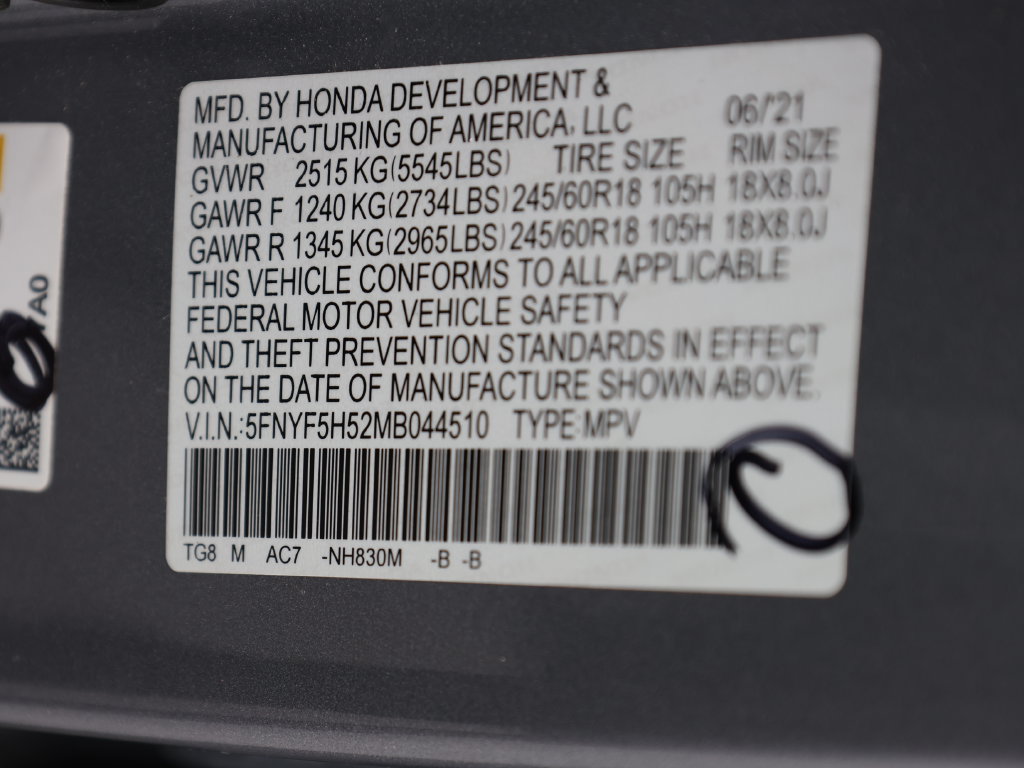 Used 2021 Honda Pilot EX-L image 45
