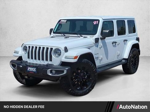 Used 2021 Jeep Wrangler Unlimited Sahara w/ Cold Weather Group AWD/4WD image 1