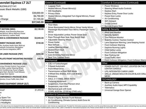 Used 2020 Chevrolet Equinox LT w/ Midnight Edition FWD image 1