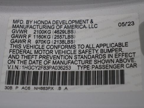 Used 2023 Honda Accord LX image 40