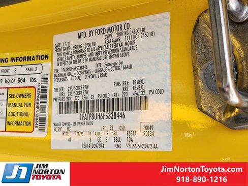 Used 2015 Ford Mustang Premium w/ Equipment Group 201A image 34