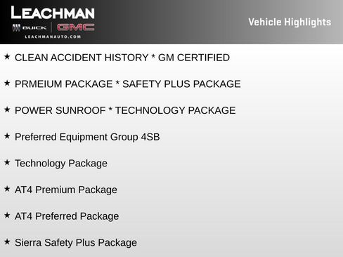 Certified 2022 GMC Sierra 1500 AT4 image 7