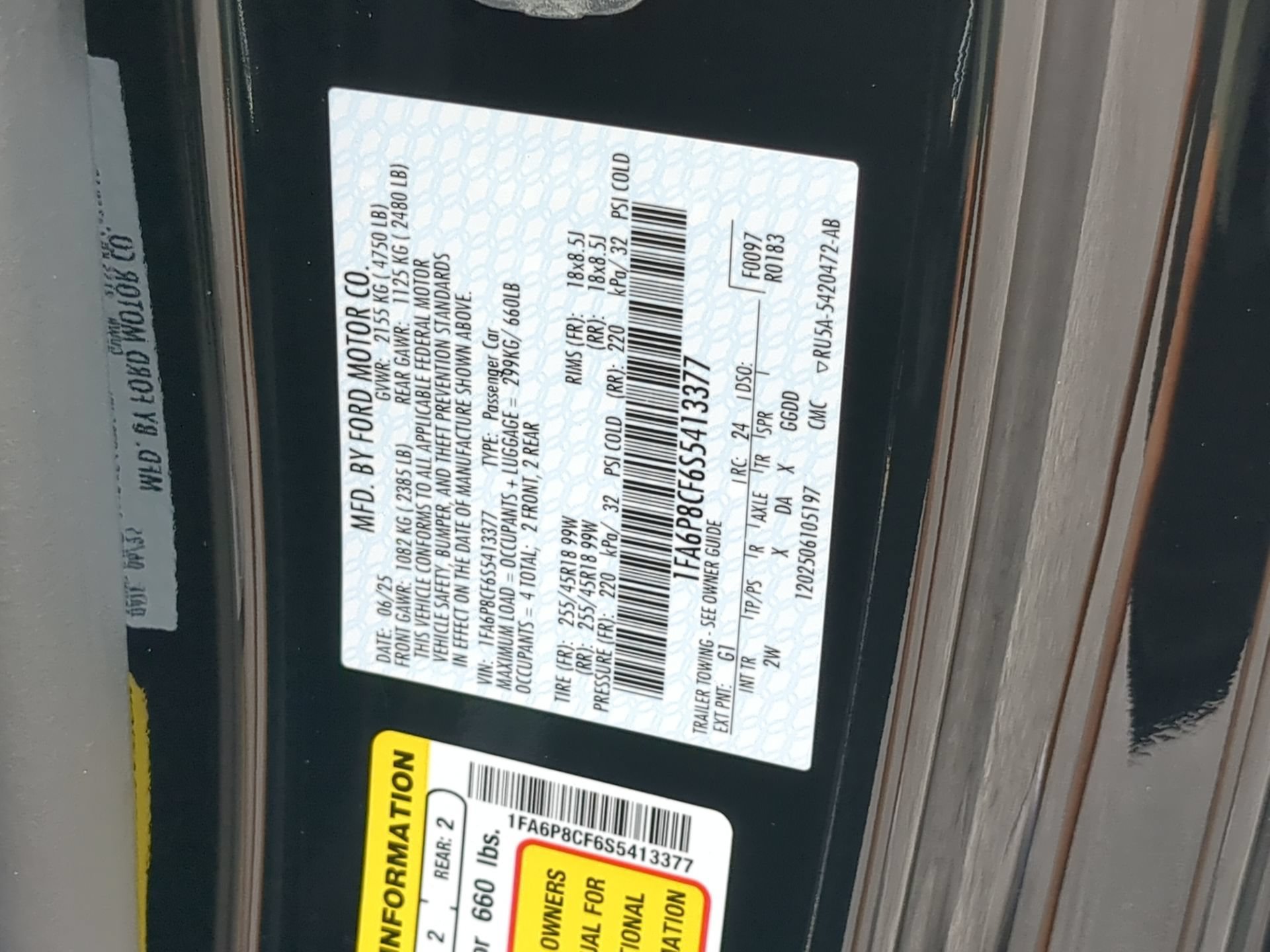 Used 2025 Ford Mustang GT RWD image 70