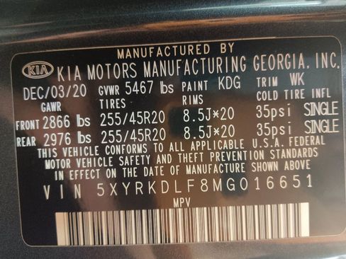 Used 2021 Kia Sorento SX Prestige AWD/4WD image 33