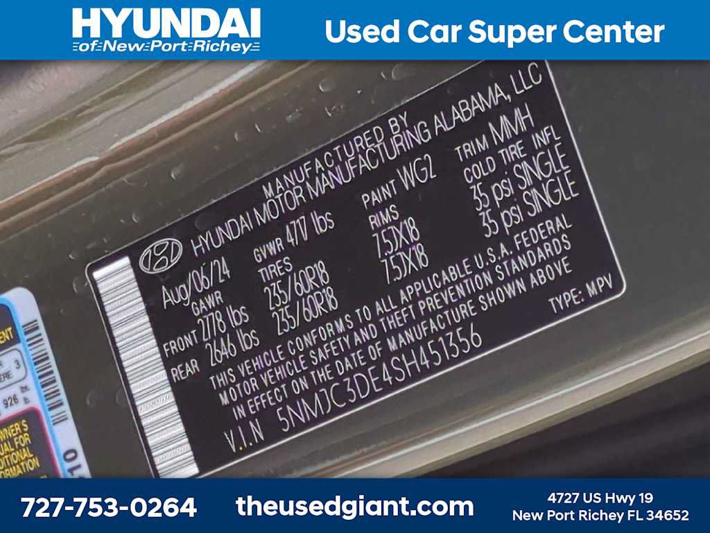 Certified 2025 Hyundai Tucson SEL FWD image 35