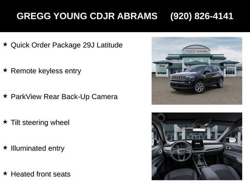 New 2026 Jeep Compass Latitude AWD/4WD image 7
