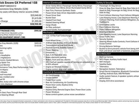 Used 2025 Buick Encore GX Preferred w/ Comfort Package FWD image 6