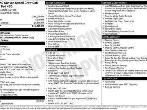 Used 2020 GMC Canyon Denali AWD/4WD image 21