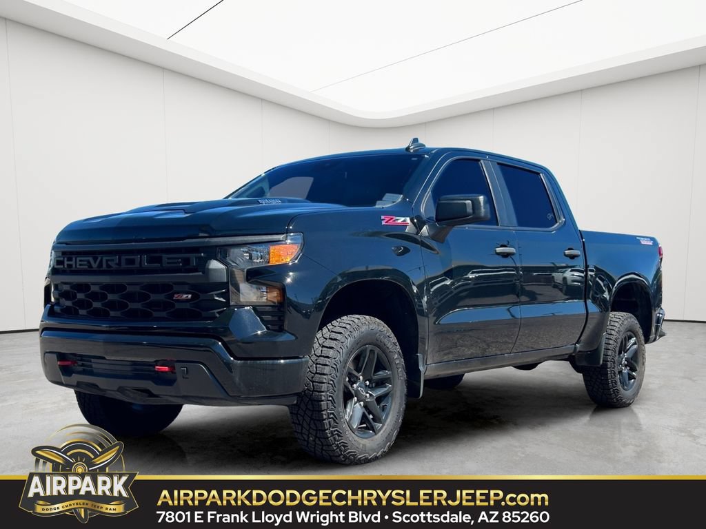 Used 2024 Chevrolet Silverado 1500 Custom Trail Boss AWD/4WD image 1