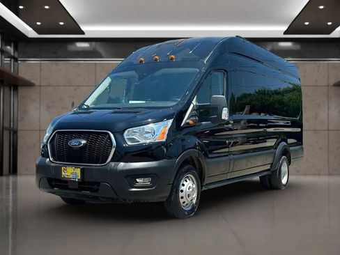 Used 2021 Ford Transit 350 148 High Roof Extended DRW w/ Exterior Upgrade Package RWD image 2