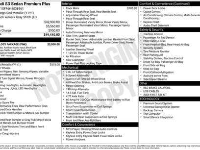 Used 2017 Audi S3 Premium Plus w/ Technology Package