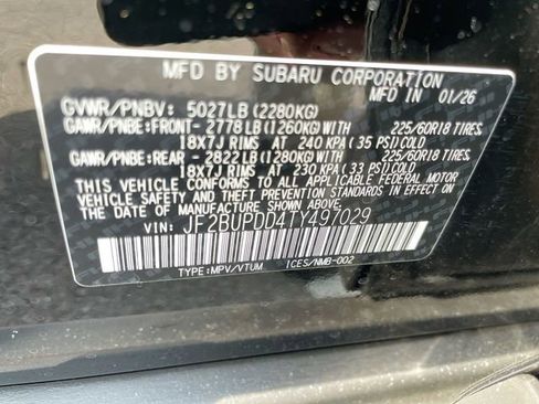 New 2026 Subaru Outback Limited w/ Premium/Limited Plus Package AWD/4WD image 28