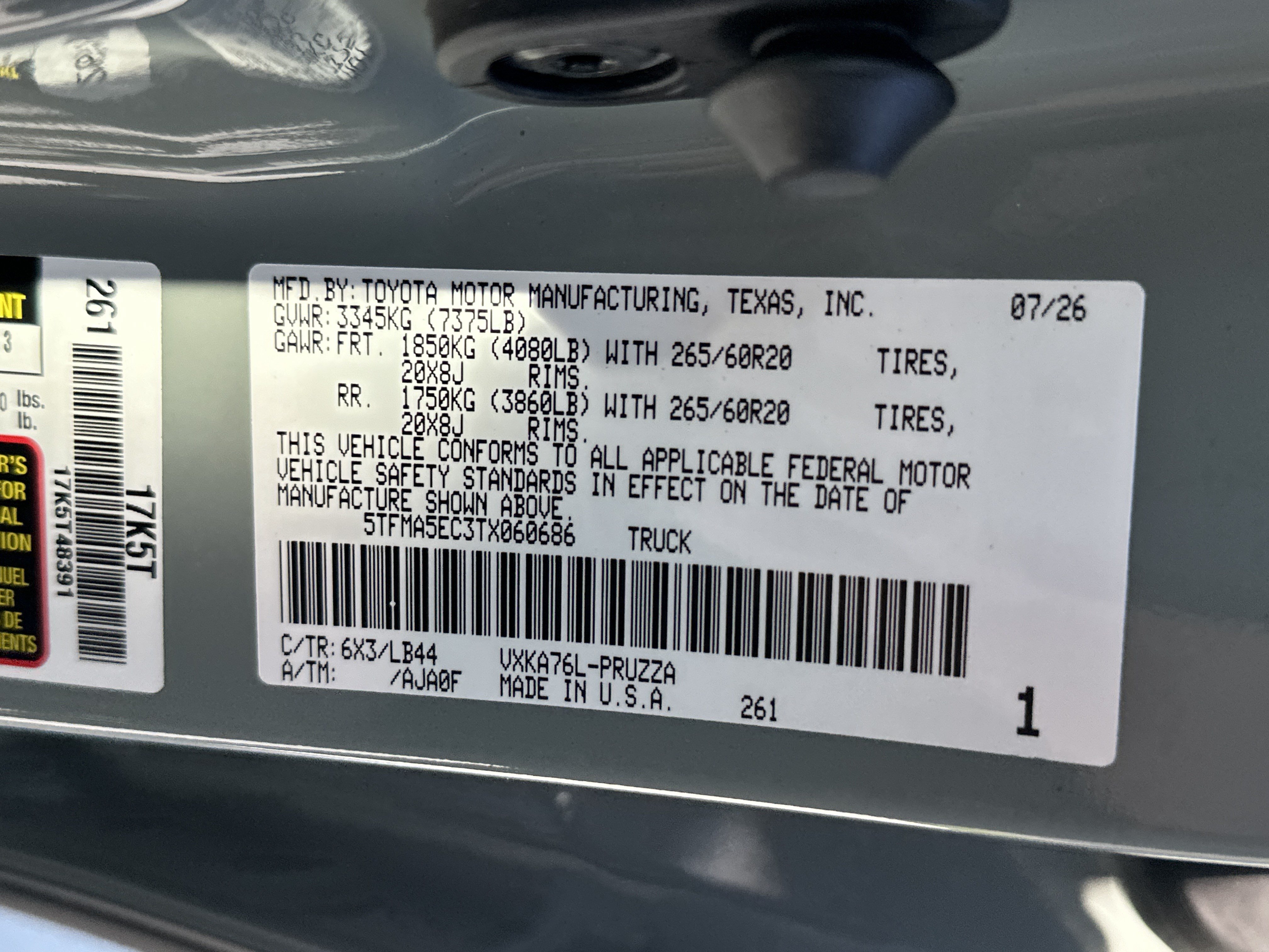 Certified 2026 Toyota Tundra 1794 Edition AWD/4WD image 35