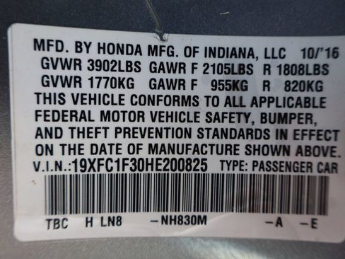 Used 2017 Honda Civic EX-T image 47