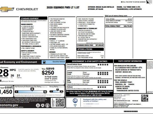 Used 2020 Chevrolet Equinox LT FWD image 4