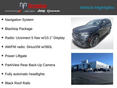 New 2026 Dodge Durango GT w/ Blacktop Package image 2