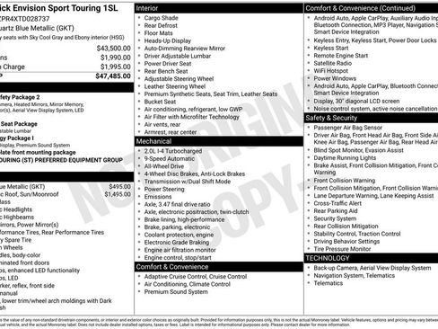 New 2026 Buick Envision Sport Touring AWD/4WD image 5