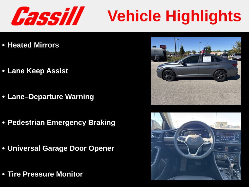 Used 2024 Volkswagen Jetta SE w/ Panoramic Sunroof Package FWD image 14