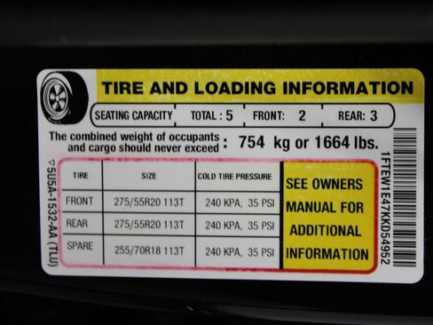 Used 2019 Ford F150 Lariat w/ Equipment Group 502A Luxury AWD/4WD image 80