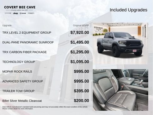 Used 2021 RAM 1500 TRX w/ TRX Level 2 Equipment Group AWD/4WD image 8