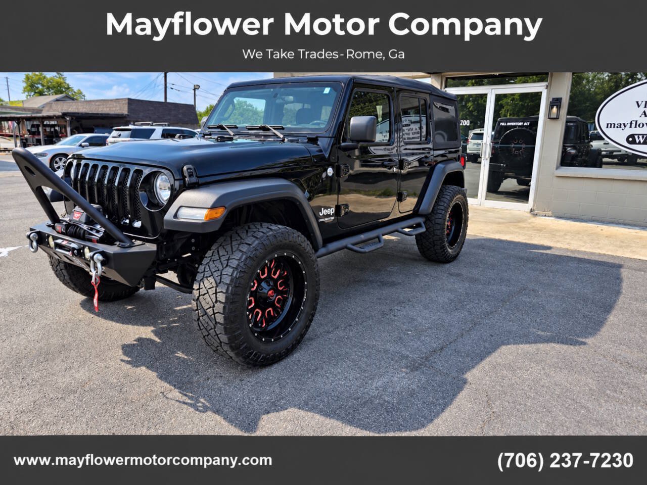 Used 2018 Jeep Wrangler Unlimited Sport S AWD/4WD image 1