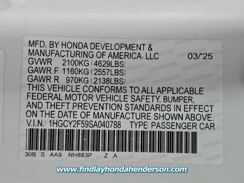 Certified 2025 Honda Accord Sport image 14