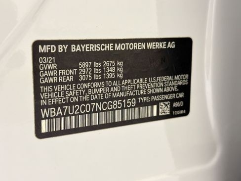 Used 2022 BMW 750i xDrive AWD/4WD image 21