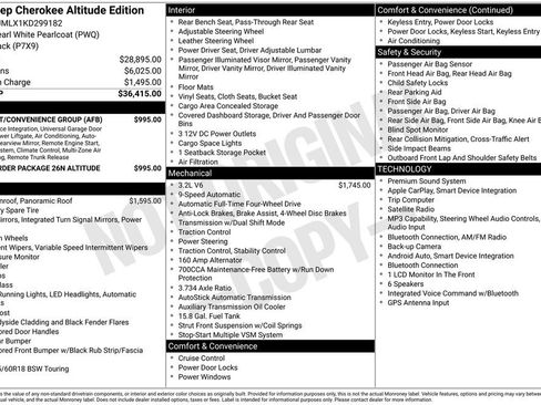 Used 2019 Jeep Cherokee Latitude Plus AWD/4WD image 10