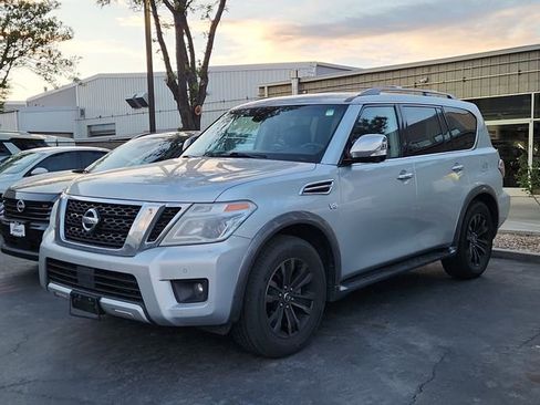 Used 2017 Nissan Armada Platinum w/ Interior Lighting Package AWD/4WD image 3