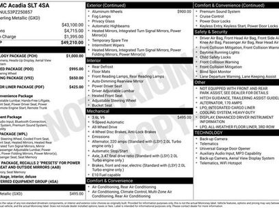 Used 2023 GMC Acadia SLT w/ Technology Package