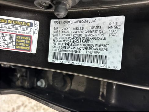 Used 2016 Honda CR-V EX-L image 29