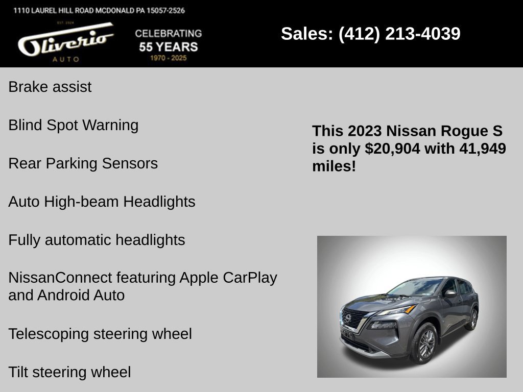 Used 2023 Nissan Rogue S AWD/4WD image 10