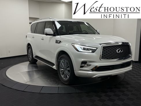 Certified 2023 INFINITI QX80 Luxe w/ Cargo Package RWD image 1