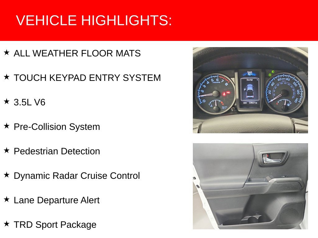 Certified 2022 Toyota Tacoma TRD Sport w/ Technology Package AWD/4WD image 18