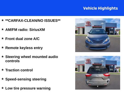 Used 2015 Toyota Sienna XLE w/ XLE Navigation Package image 4