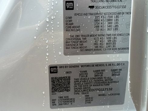 New 2026 Chevrolet Silverado 1500 Custom Trail Boss w/ Dark Appearance Package image 27