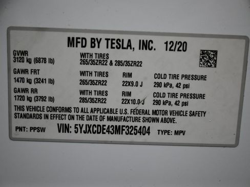 Used 2021 Tesla Model X Performance image 42