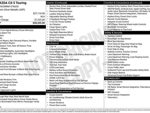 Used 2021 MAZDA CX-5 Touring image 22