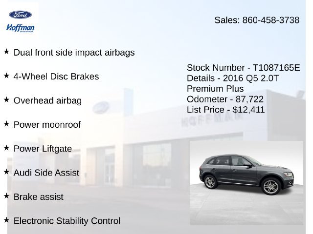 Used 2016 Audi Q5 2.0T Premium Plus AWD/4WD image 30