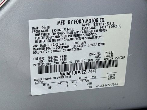 Used 2018 Ford EcoSport SE AWD/4WD image 29